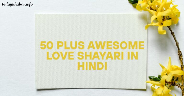 50 Plus Awesome Love Shayari in hindi