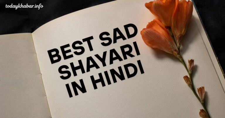 Best Sad Shayari In Hindi