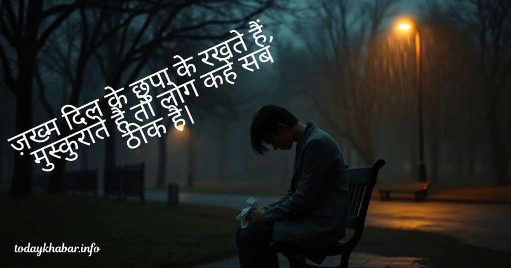 Sad shayari life 2 line for boys