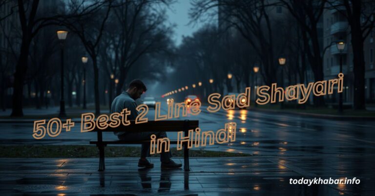 50+ Best 2 Line Sad Shayari in Hindi