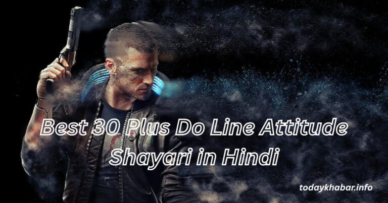 Best 30 Plus Do Line Attitude Shayari in Hindi