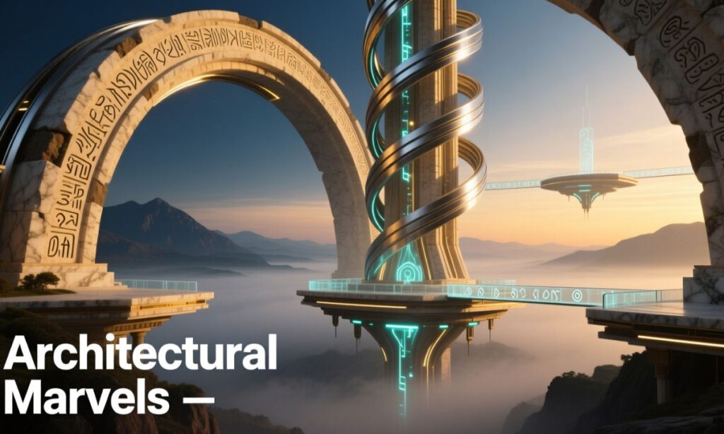 Architectural Marvels Captions