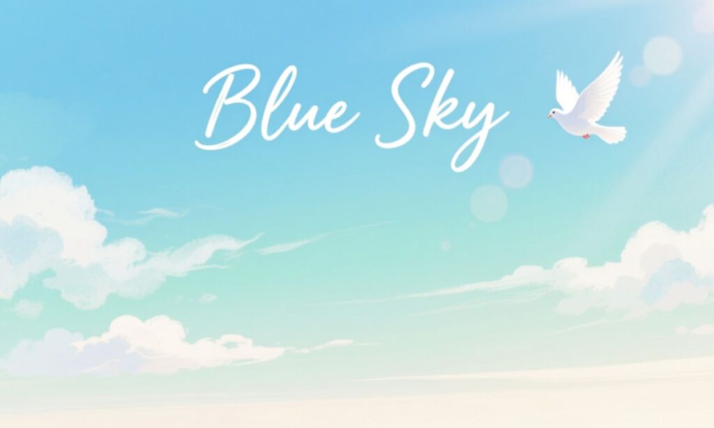 Blue Sky Captions for Instagram