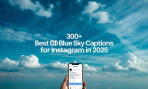 Blue Sky Captions for Instagram