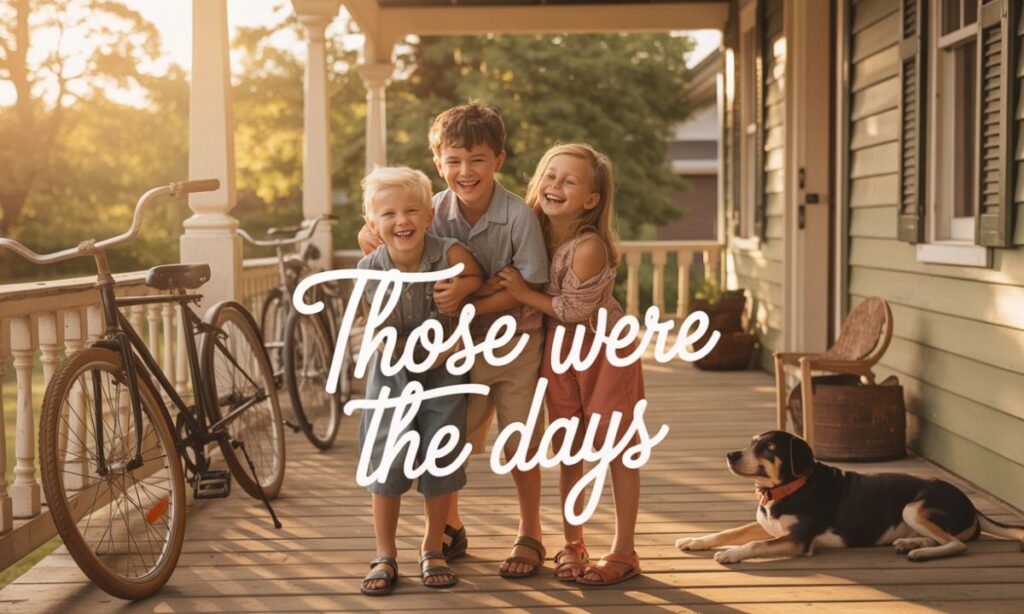 Nostalgic Captions: Throwback Moments with Siblings