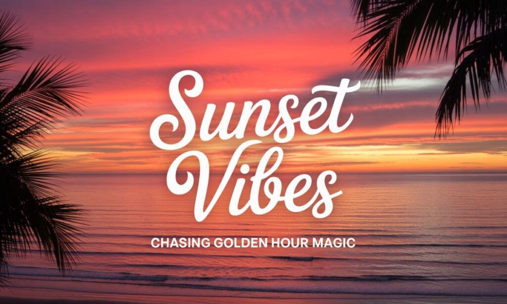 Sunset Vibes Instagram Captions